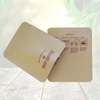 Bolso de empaquetado modificado para requisitos particulares de la cremallera del bolso del sello del lado del papel de Kraft de la impresión