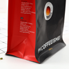 Bolsa de embalaje de café con cremallera lateral y bolsa de fondo plano de 1 kg