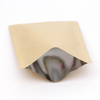 Bolso de empaquetado modificado para requisitos particulares de la cremallera del bolso del sello del lado del papel de Kraft de la impresión