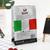 Bolsa de embalaje de café de fondo plano de 250 g