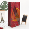 Bolsa de embalaje de café con cremallera lateral de fondo plano de 1 kg