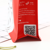 Bolsa de embalaje de café con cremallera lateral de fondo plano de 250 g