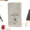 Bolsa de embalaje de café con cremallera lateral de fondo plano de 100 g
