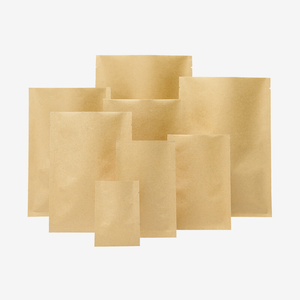 Bolso de empaquetado modificado para requisitos particulares de la cremallera del bolso del sello del lado del papel de Kraft de la impresión